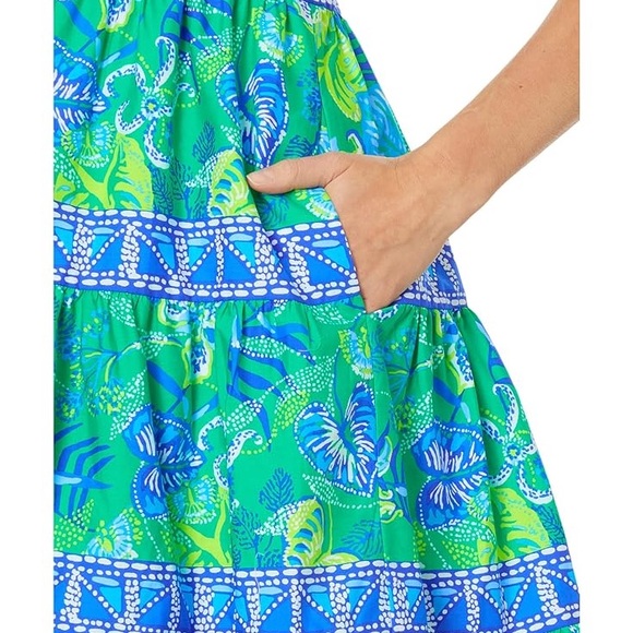 Lilly Pulitzer Casidee Floral Tiered Cotton Dress - Picture 4 of 8